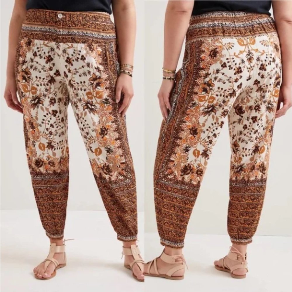 Anthropologie Linen Blend Pants